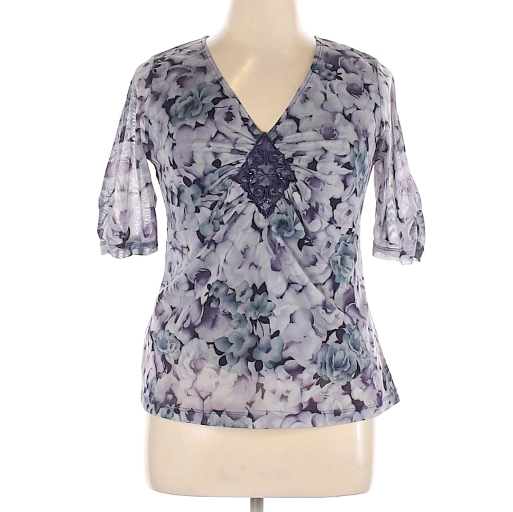 Studio 1940  Embroidered Blouse